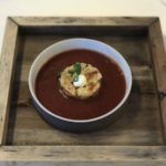 Cous Cous kombiniert mit einer Gaspacho