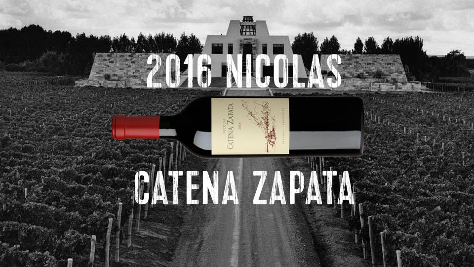Nicolas Catena Zapata 2016 jetzt auf dem Markt