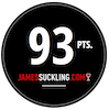 93 Punkte bei James Suckling für den La Gravette de Certan 2014