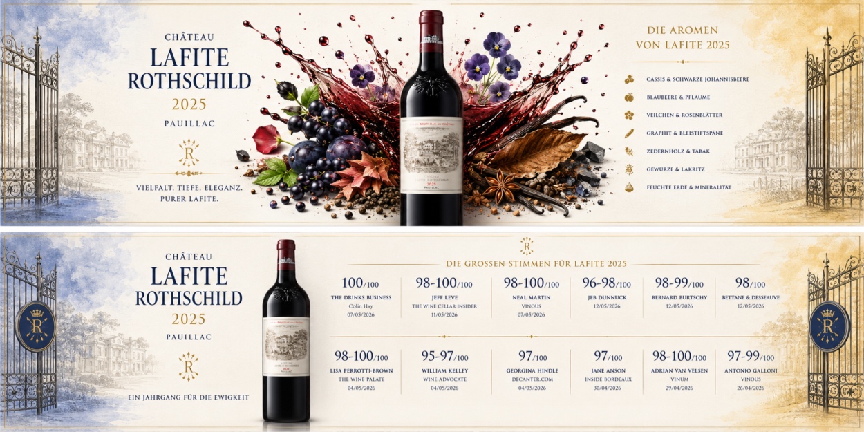 Lafite Rothschild 2025 schon jetzt ein legendärer Jahrgang