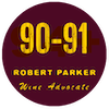 90-91 Punkte Plakette vom Wineadvocate