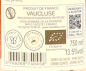 Preview: Chene Bleu Le Rose IGP Vaucluse 2024 Flaschenetikett Rückseite
