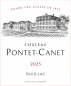 Preview: Label des Chateau Pontet Canet 2025 Pauillac