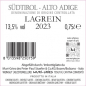 Preview: Rueckenlabel Muri-Gries Lagrein 2023 Südtirol DOC Klosterkellerei