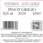 Preview: Rueckenlabel Muri-Gries Pinot Grigio Südtirol DOC Klosterkellerei