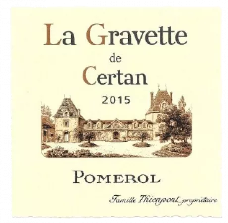 La Gravette de Certan 2014 Pomerol Zweitwein Vieux Chateau Certan