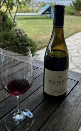 Tolpuddle Pinot Noir 2020 genossen in Südfrankreich