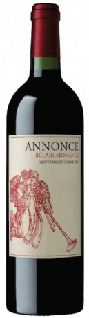 Annonce Belair Monange 2015 Saint Emilion grand cru