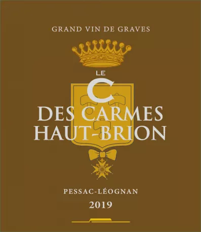 Front Le C des Carmes Haut Brion 2019 Pessac Leognan