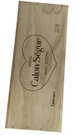 Chateau Calon Segur 2018 Doppelmagnum in Holzkiste