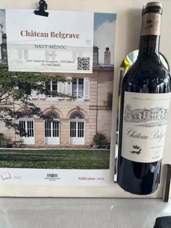 Chateau-Belgrave-Haut-Medoc-2021-Fassmusterflasche