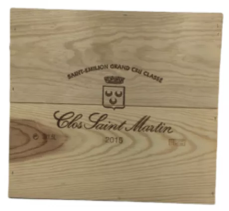 Chateau Clos Saint Martin 2015 Magnum 3er Holzkiste