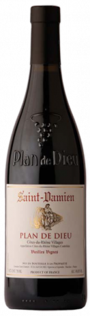 Domaine Saint Damien 2024 Plan de Dieu Vieilles Vignes Cotes du Rhone Villages AOC