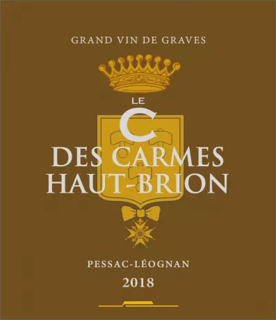Frontlabel C des Carmes Haut Brion 2018 Pessac Leognan
