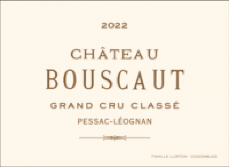 Chateau Bouscaut rouge 2024 Pessac Leognan
