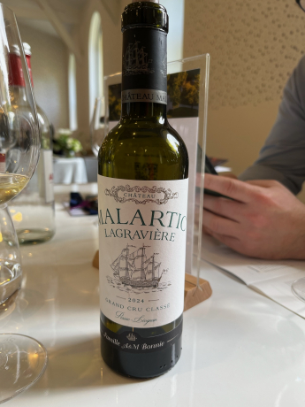 Chateau Malartic Lagraviere blanc 2024 Pessac Leognan