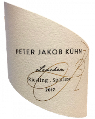 Frontlabel vom Lenchen Riesling Spätlese von Peter Jakob Kühn