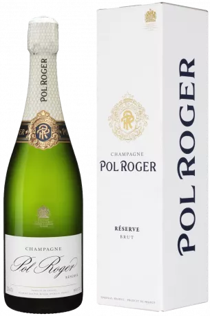 Pol Roger brut Reserve Champagner 0.75L in Geschenkverpackung