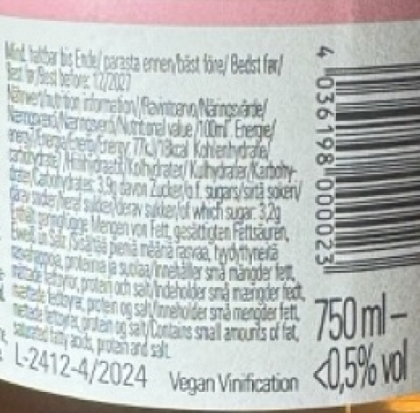 Rueckenlabel Corvers-Kauter R3 Zero Rose Remastered entalkoholisiert