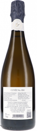Sektgut Christmann & Kauffmann Cuvee No. 104 Brut Nature Sekt back
