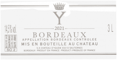 Y 2021 Chateau d´Yquem