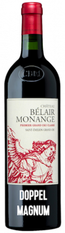 Doppel Magnum Chateau Belair Monange 2015 1er Grand Cru Classe Saint Emilion