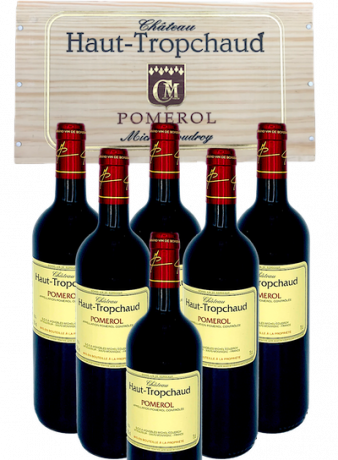 6er Holzkiste Chateau Haut Tropchaud 2022 Pomerol