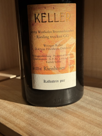 Weingut Keller 2019 Abts Erde Riesling GG Westhofener Brunnenhäuschen