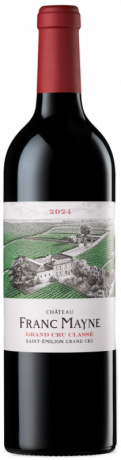 Flaschenbild Rotwein des Chateau Franc Mayne 2025
