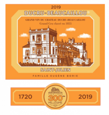 Frontlabel des Chateau Ducru Beaucaillou 2019 Saint Julien