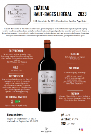 Chateau Haut Bages Liberal 2024 Pauillac