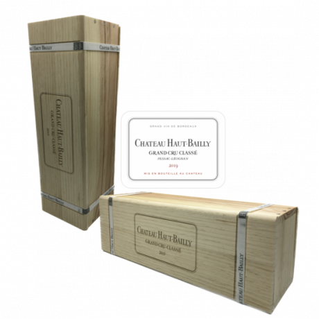 1er Holzkiste des Chateau Haut Bailly 2019 Pessac Leognan