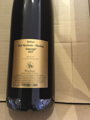 Franz Hirtzberger 2021 Hochrain Riesling Smaragd Magnum