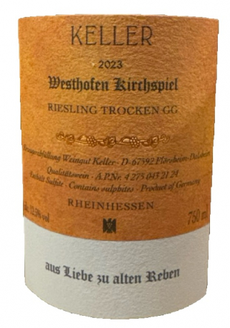 Weingut Keller 2023 Kirchspiel GG Riesling KPK Flörsheim-Dahlsheim