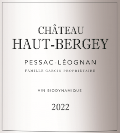 Chateau Haut Bergey 2024 Pessac Leognan