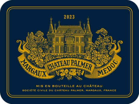 Label Chateau Palmer 2024 Margaux