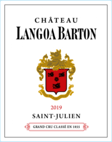 Label Chateau Langoa Barton 2019 Saint Julien