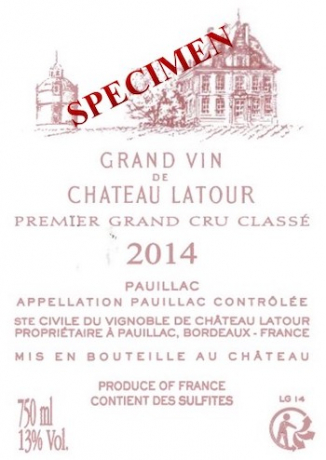 Chateau Latour 2014 Pauillac