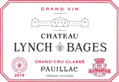 Front Chateau Lynch Bages 2019 Pauillac