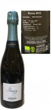 Champagne Marguet Bouzy 2018 Grand Cru Brut Nature