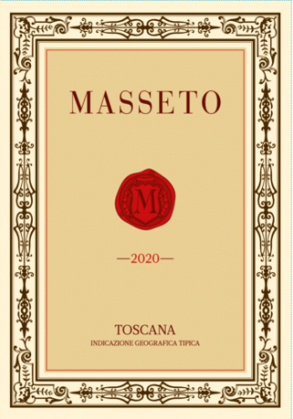 Label Masseto 2020 Toscana IGT