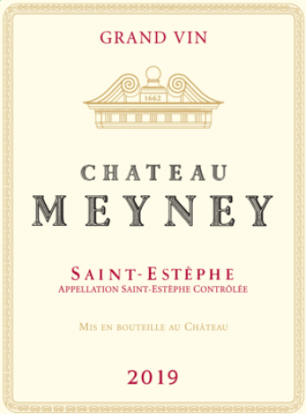 Frontlabel Chateau Meyney 2019 Saint Estephe