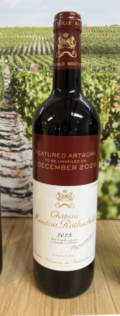 Probiermuster des Chateau Mouton Rothschild 2025 Pauillac
