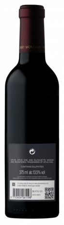 Rueckseite Opus One 2018 Rothschild & Mondavi Napa Valley