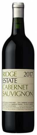 Ridge Vineyards Cabernet Sauvignon 2017 Monte Bello Vineyard