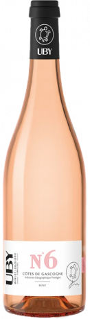 Domaine Uby No 6 Rose 2024 IGP Cotes de Gascogne