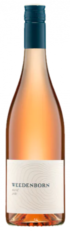 Weinflasche des Weedenborn Rose trocken 2023