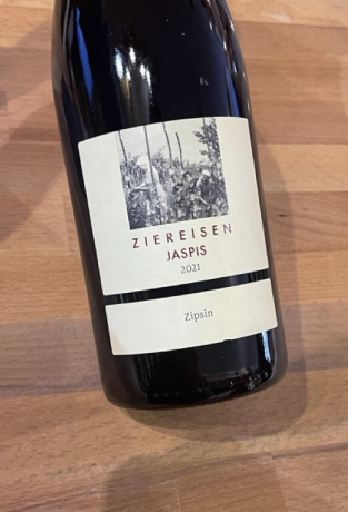 Ziereisen Jaspis 2021 Zipsin Pinot Noir (60,00 EUR / l)