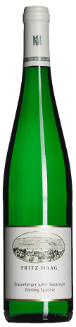 Fritz Haag Brauneberger Juffer Sonnenuhr Riesling Spätlese 2019