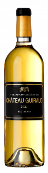Flasche Chateau Guiraud 2024 suesser Weisswein aus Bordeaux